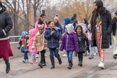 Students at Zoo 3 (nurture